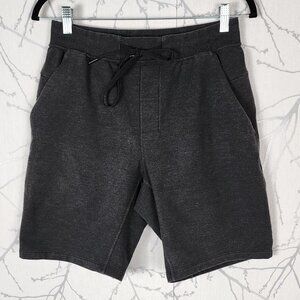 Lululemon Charcoal Gray Stretch French Terry City Sweat Shorts 9.5"